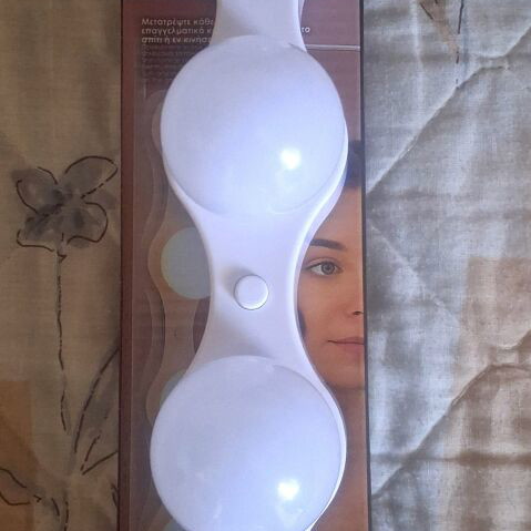 Vanity LED mirror light with 4 lamps 30x6x7cm new