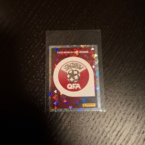 Qatar Emblem Panini Sticker FIFA World Cup 2026 new
