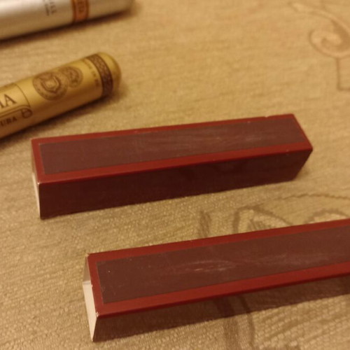 Vintage Dunhill matchboxes and aluminum cigar tubes used set