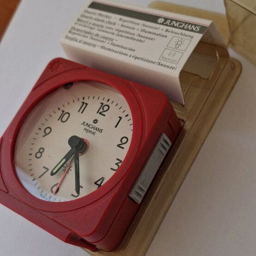 Junghans Germany Retro Quartz table clock like new, analog