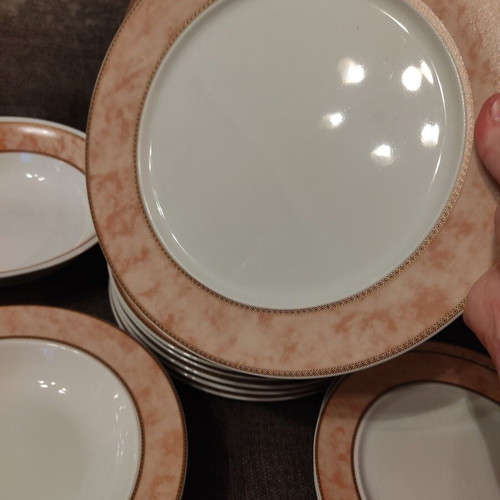 Dinnerware set 20 pieces, porcelain luxury