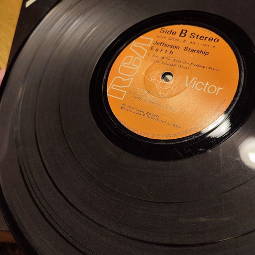 Jefferson Starship Earth vinyl used, rock