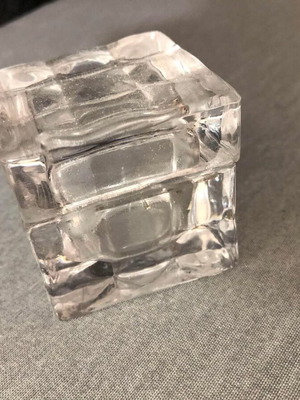 Glass jar with lid container for acrylic liquid