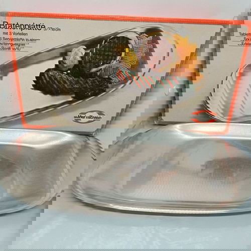 Метален поднос Германия 37х18 см употребяван