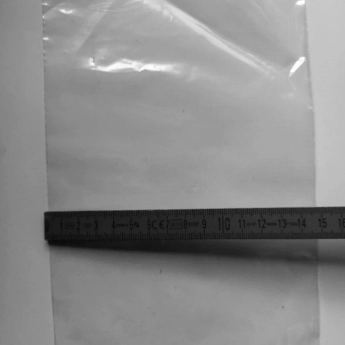 Transparent packaging bags 100 pcs 15x20 cm unused