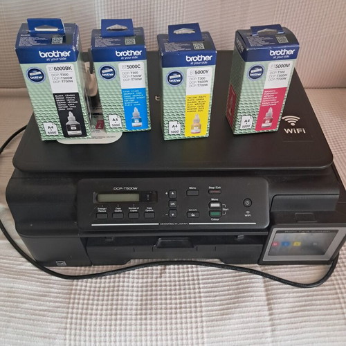 Brother DCP-T500W Wi-Fi Ink Tank Multifunction Printer like new