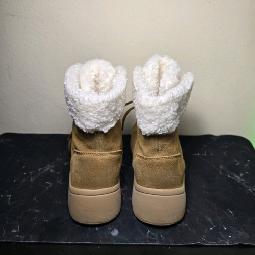 Scholl Stelvio women's anatomical ankle boots like new, camel