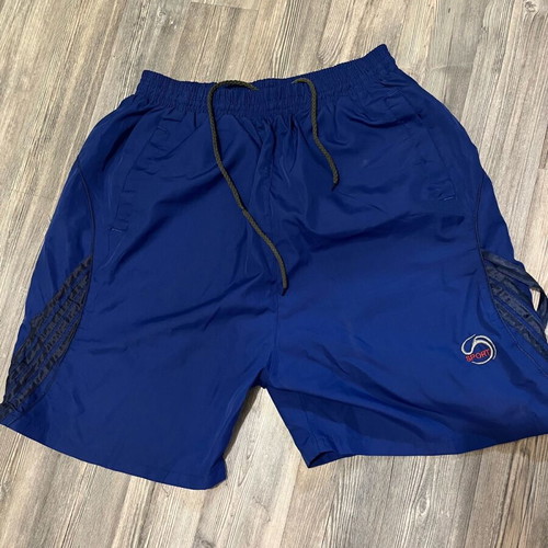 Men's blue swim shorts XL used, quick-dry fabric