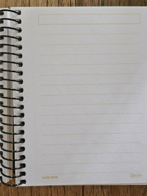 Miquerlius small notebook new