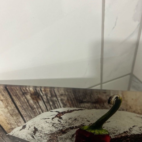 Glass painting Hot Peppers new, 20x20 cm, Glasspik Germany