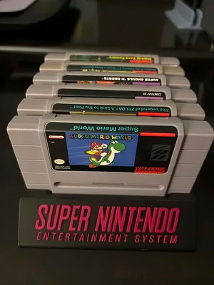 Βάση 6 παιχνιδιών Super Nintendo για συλλογή, κατόπιν παραγγελίας