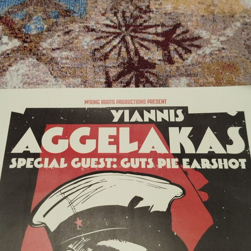 Yiannis Aggelakas Official Live Poster Berlin 2014 Mint Condition