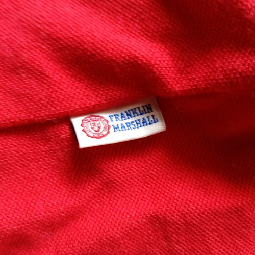 Franklin & Marshall Polo red new, XS unisex