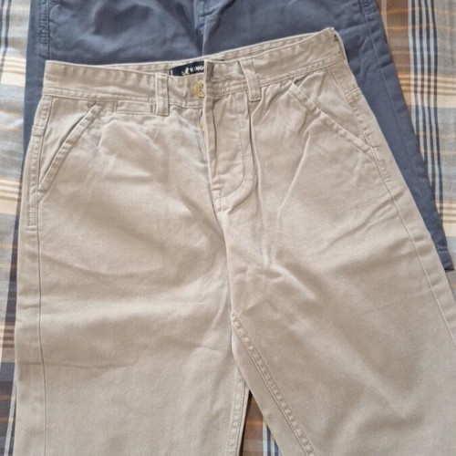 Children's bermuda shorts like new, set of 2, gray and blue