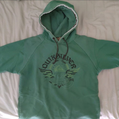 Quicksilver sweatshirt size XL, warm, like new, green