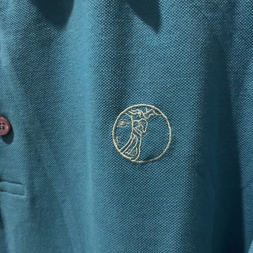 Versace Collection men's polo shirt light blue XL like new