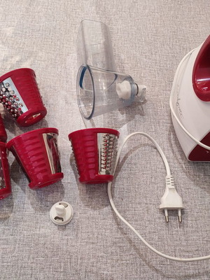 Sencor τρίφτης κόφτης λαχανικών μεταχειρισμένος 150W με 5 ανταλλακτικά