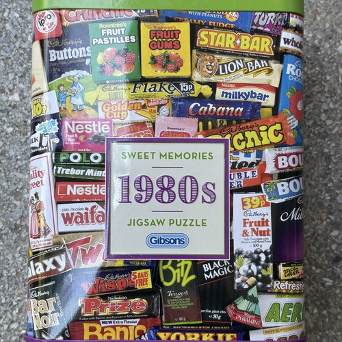 Gibsons Sweet Memories 1980s Jigsaw Puzzle like new, 500 pieces