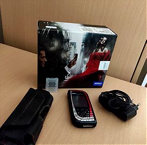 Original Nokia 7610 Black/Red πλήρες με το κουτί του και δώρο θήκη