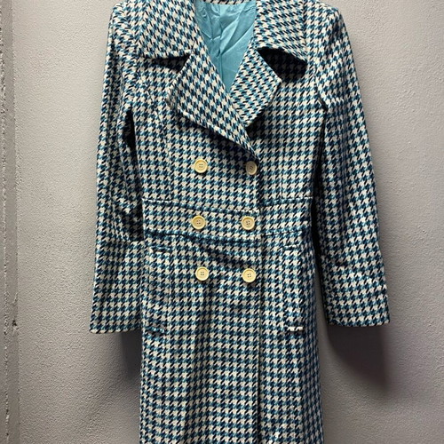 Toi&Moi wool coat like new, blue multicolor