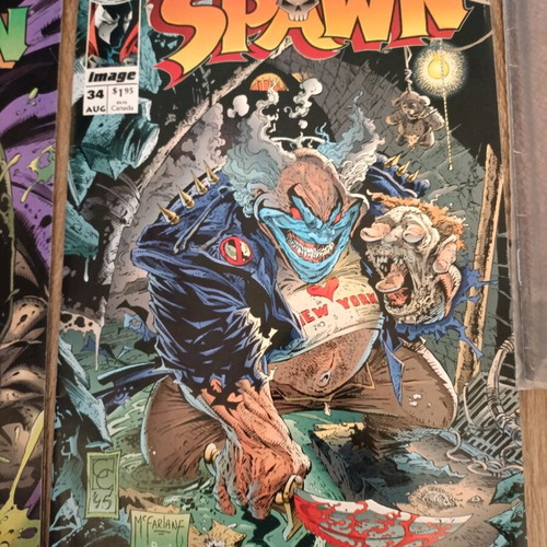 Spawn comics used 90s McFarlane Image Comics
