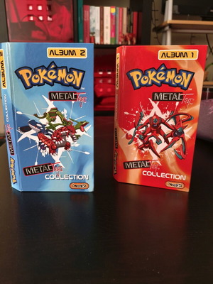 Pokemon Metal Tags collection used 150 pieces with original albums 2006