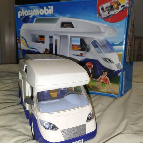 Playmobil camper used with all contents