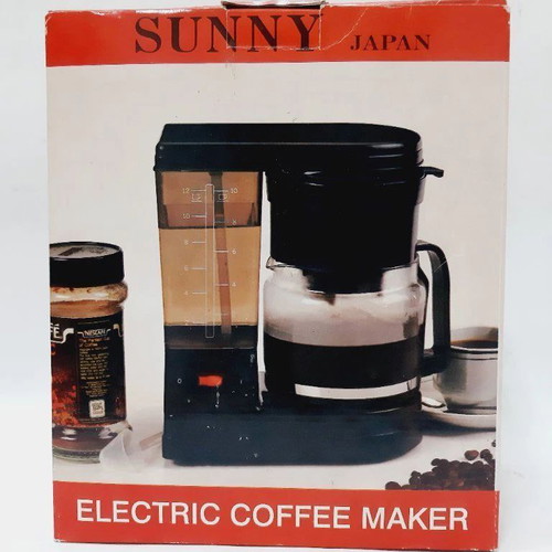 Sunny Electric Coffee Maker like new, white and transparent