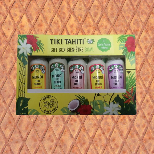 TIKI TAHITI Monoi Oil gift set 5 x 30ml new