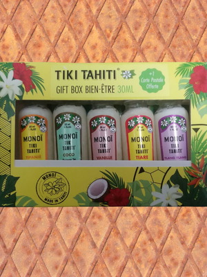 TIKI TAHITI Monoi Oil gift set 5 x 30ml new
