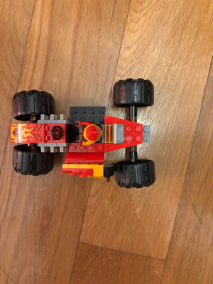 Lego Ninjago toy car used without instructions