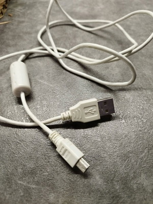 Καλώδιο 2.0 USB A male - micro USB A male λευκό σαν καινούργιο
