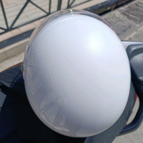 Jet MT Helmets helmet white pearl like new, size 59-60