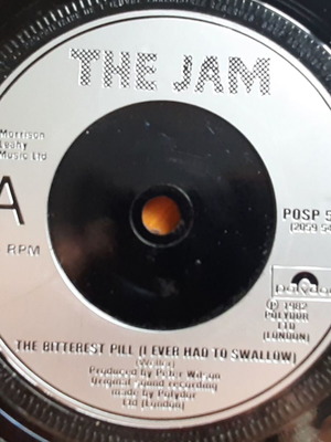 The Jam The Bitterest Pill single μεταχειρισμένο, αυθεντική UK έκδοση