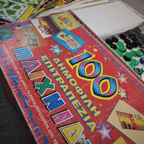100 Popular Vintage Board Games Used