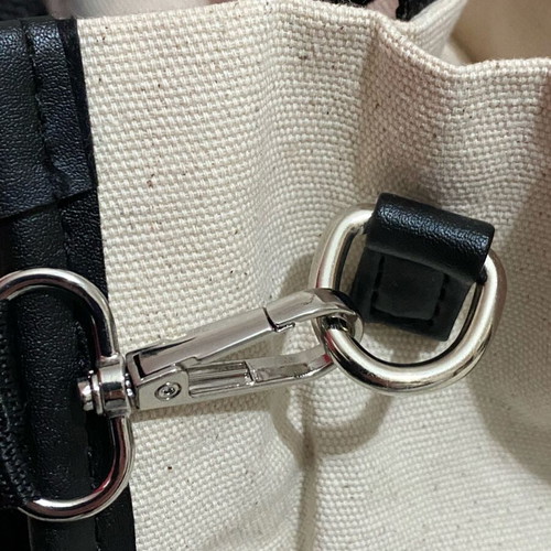 Small handbag like new, beige and black