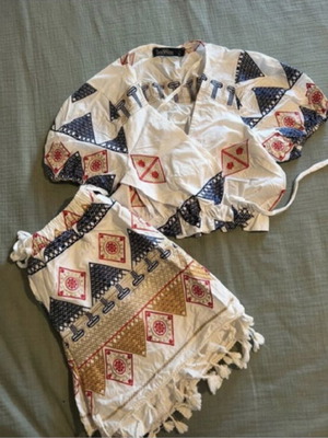 Summer set shorts and top like new, multicolored