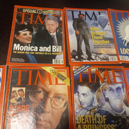 Time magazines used, American edition 1998, pack of 14