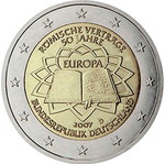Γερμανία 2 Ευρώ 2007 UNC Συνθήκη της Ρώμης