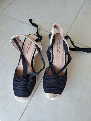 Alta Moda summer women's platform espadrilles size 39, like new