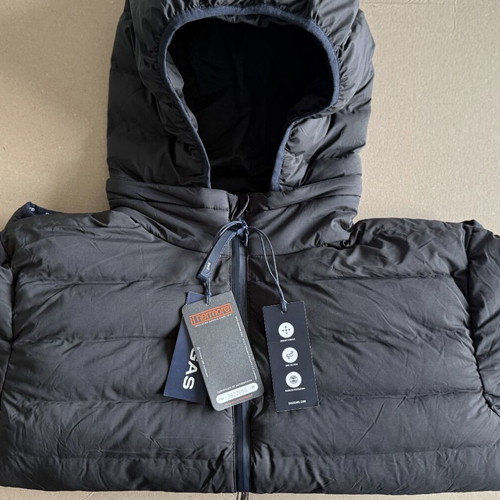 Gas Leonardo Thermore Jacket new men's winter black polyester