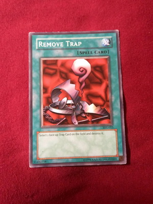 Remove Trap κάρτα Yu-Gi-Oh! σαν καινούργιο, αυθεντική Konami