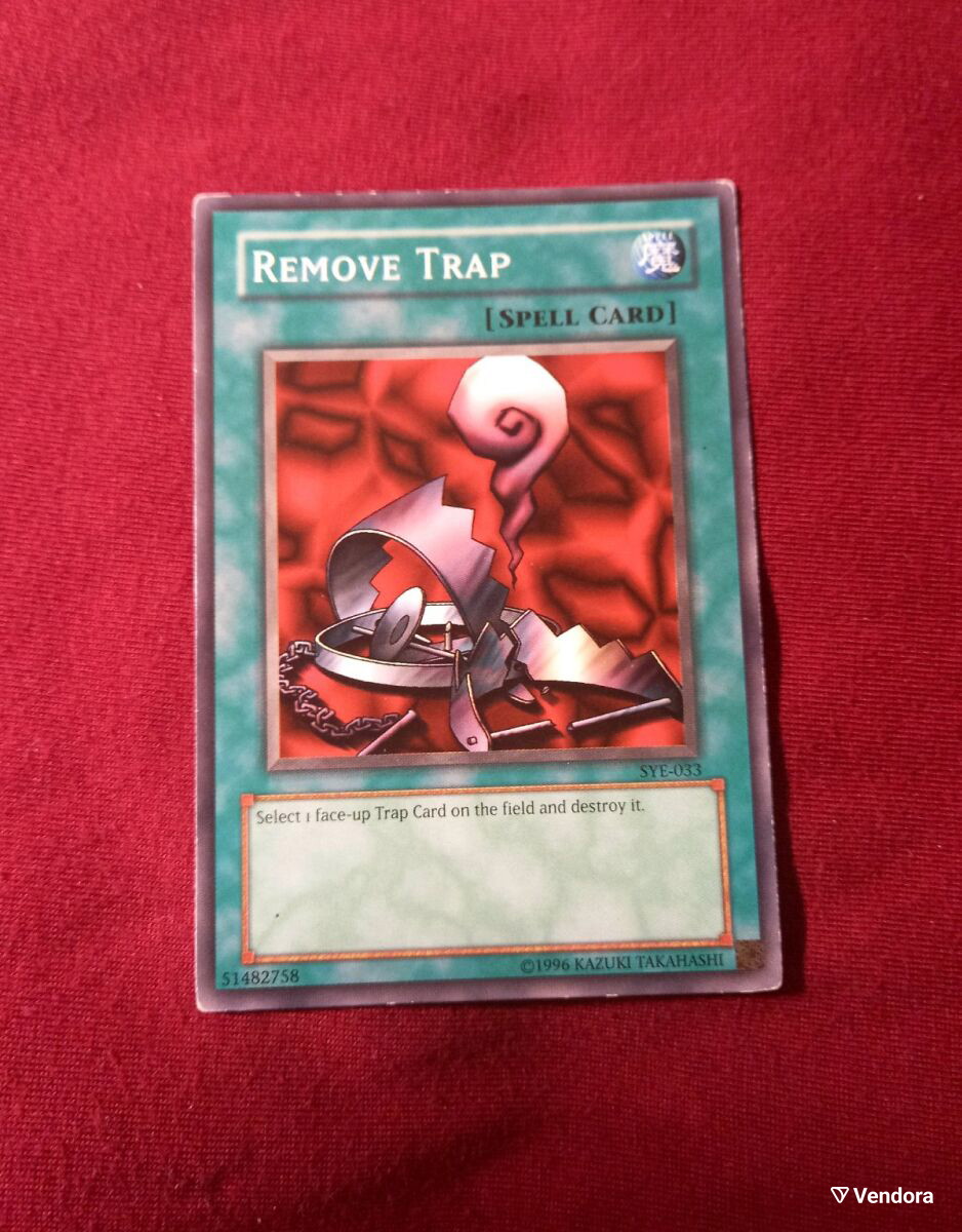 yugioh cancel trap card Yu-Gi-Oh! REMOVE TRAP - LOB-EN060 -Leg. of Bl. Ey.-25th -Unl. Ed