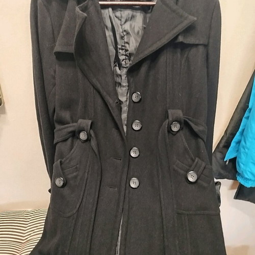 Moritz black coat like new, size M
