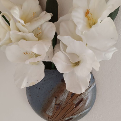 Handmade wall vase from France like new