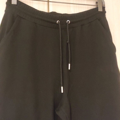 Black pants with elastic waist used, size XL