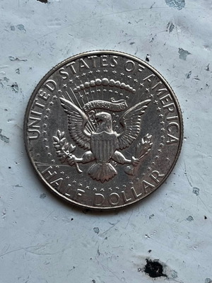 United States Kennedy Half Dollar 1969 coin used