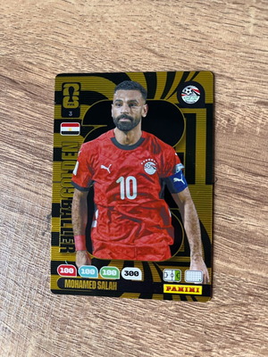 Golden card Mohamed Salah Panini World Cup 2026 new, number 3