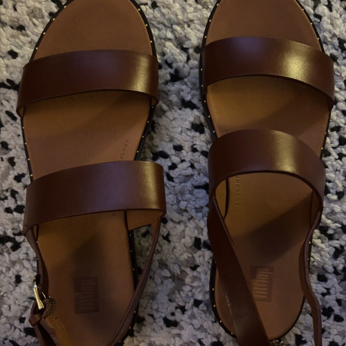 FitFlop Barra Cognac sandals size 39 new