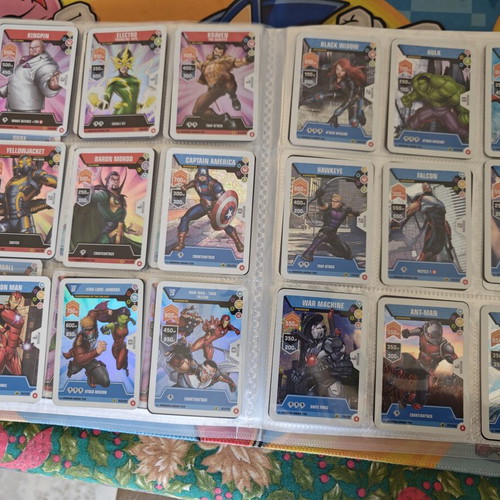 Marvel Mission Arena Album with 193 Cards like new